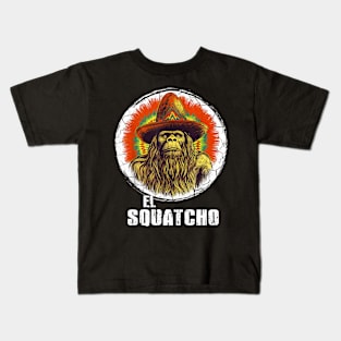 El Squatcho Portrait Kids T-Shirt